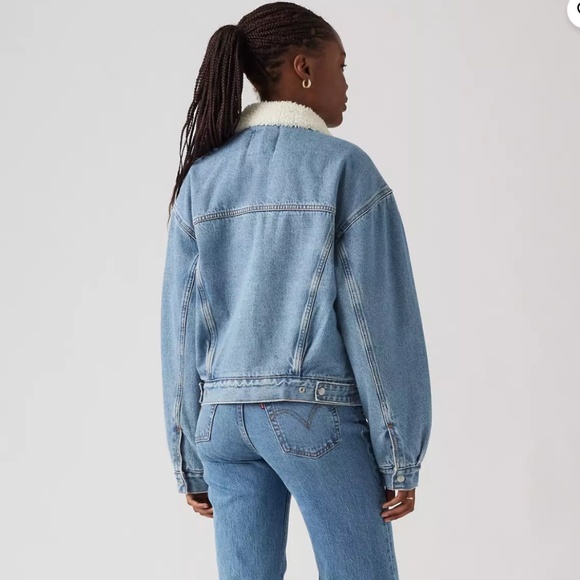 Levi's 90s Sherpa Trucker Jean Jacket - Picture 2 of 9